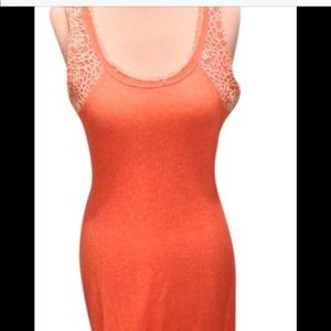 GUESS coral maxi dress